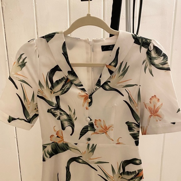Floral mini dress French style - Picture 3 of 4